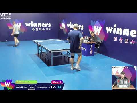 Riadinskii Egor  - Volynets Oleg. WINners CUP Table Tennis 8 16.12.2020 17:15