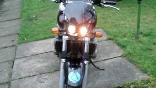 preview picture of video 'suzuki gsx1400 new front lights update'
