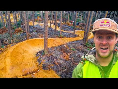 BUILDING AND TESTING A WHOLE NEW BIKE PARK TRAIL!!