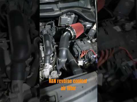K&N air filter 1.2 TSI #reverse conical #airfilter #carfilter