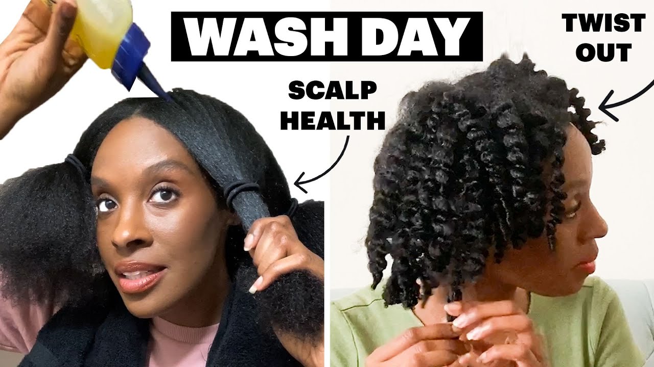 My 7-Step Wash Day Routine For Natural Hair and a Healthy Scalp | Allure