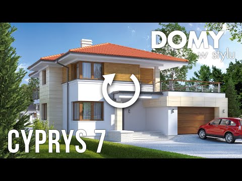 Projekt domu CYPRYS 7 - widok 360º