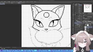 【作業配信】ドット絵を練習する【初心者】