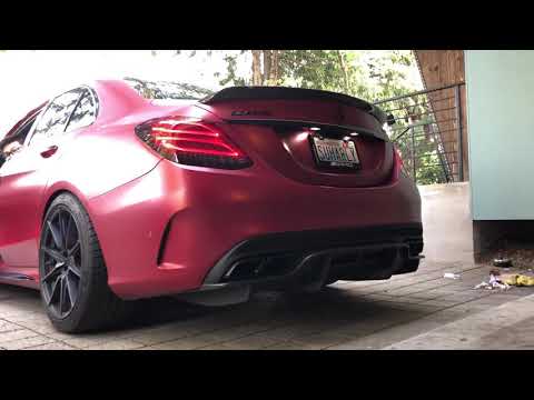 Seattle C63s - Fi exhaust and PP-Performance stage 2 (Super loud)