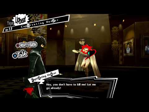 Cap/ping (capturing) the Persona "Ame-no-Uzume" in: P5/VR (Persona 5/V Royal), as requested:
