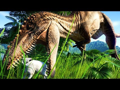 Enchanted Valley (DINOSAUR) #02 | Carcharodontosaurus Couple Arrived | Jurassic World Evolution |...