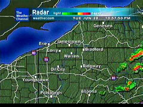 Jamestown, NY / Warren, PA Weatherstar XL - 6/28/2011