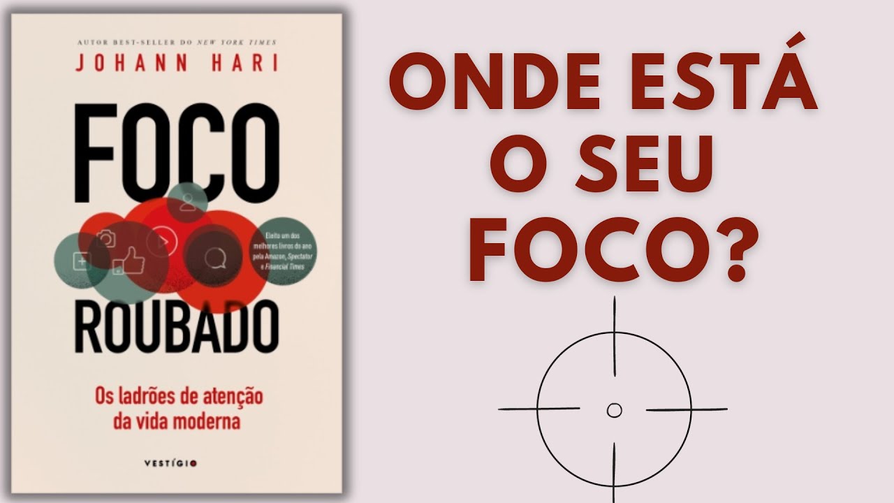LIVRO: "FOCO ROUBADO", DO AUTOR JOHANN HARI, EDITORA VESTÍGIO - RESENHA ANIMADA.