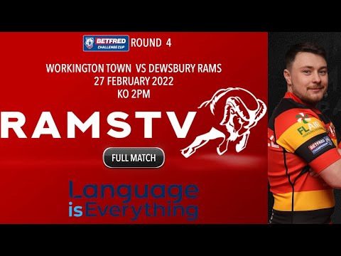 Full Game Workington Town vs Dewsbury Rams Challenge Cup Round 4 27/02/2022
