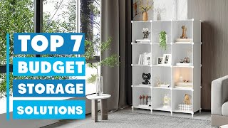 7 Best Budget Storage Solutions for Effortless Home Organization