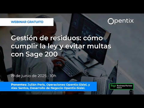 Gesti�n de residuos: c�mo cumplir la ley y evitar multas con Sage 200