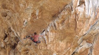 Donkey Kong Jr. 8a+ / 5.13c Flash (Leonidio, Greece) Uncut Ascent