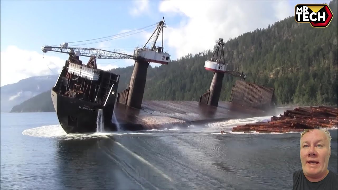 Extreme DANGEROUS Huge Wood Logging Truck | Biggest Heavy Equipment Machines #3