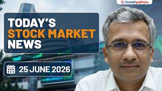 Daily Stock Market News(25-June-2026): Crude Oil down, Gold Down, FCNR(B) RBI update, Coal market