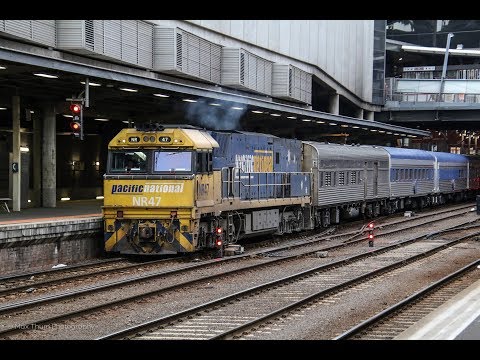 Behind the Scenes #1 - The Overland departing Melbourne. 7MA8
