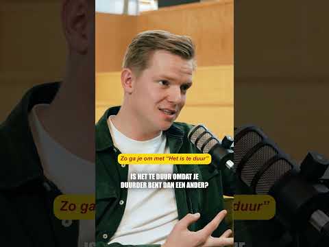 zo ga je om met "te duur"
