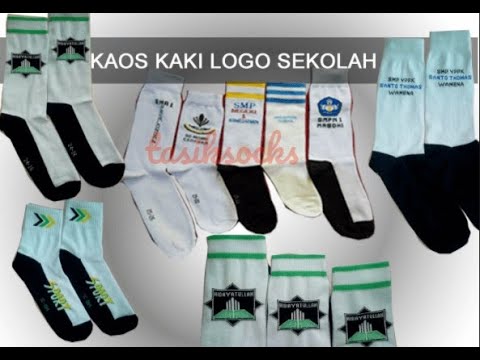 Jasa Pembuatan Kaos Kaki Logo Sekolah di Banjar | WA 0858-9068-1911