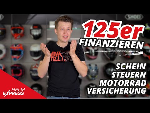 Financing a 125cc motorcycle - how it can work [Motorcycle, equipment, driver's license, insurance]
