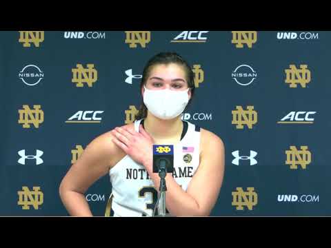 @NDWBB | Maddy Westbeld Press Conference (12.13.20)