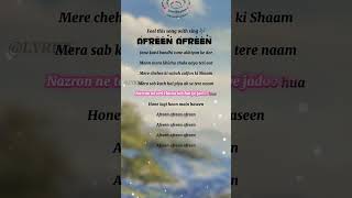 Download lagu Afreen Afreen song lyrics | Rahat Fateh | momina mustehsan #lyrics #afreen #afreensong mp3