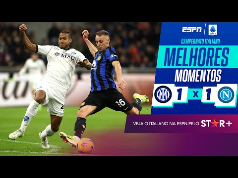 Gols e lances de Internazionale x Napoli
