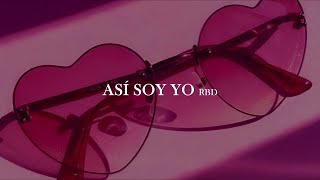 RBD - Así soy yo [letra]