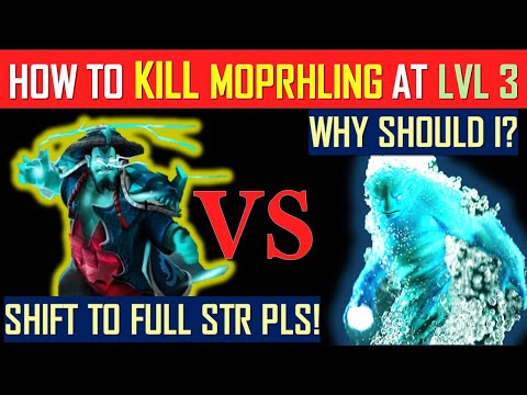 Storm Spirit vs Morphling - How to KILL MORPHLING at LVL 3? [Dota 2]