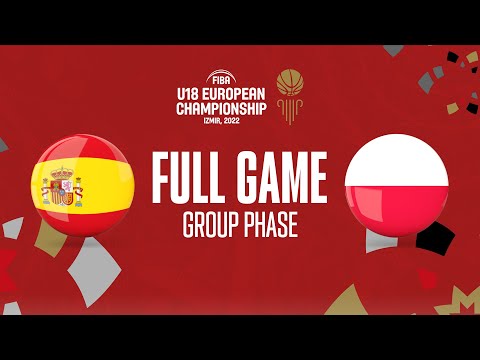 Spain v Poland | Full Basketball Game | FIBA U18 European Championship 2022