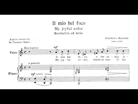 Il mio bel foco (B. Marcello) - A Minor Piano Accompaniment - Karaoke