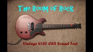 Video thumbnail for Vintage V130CRS Sound Test by The Room of Rock