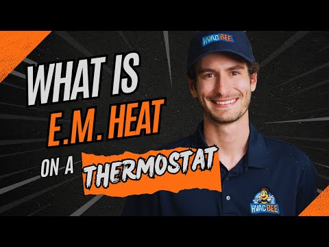 Part of a video titled Why Your Thermostat Has an 'Emergency Heat' Setting - YouTube