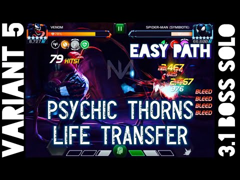 Variant 5 (Blood and Venom) Chapter 3.1 Life Transfer - Easy Path and Spider-man Boss Solo