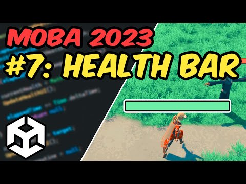 Making A MOBA Character in 2023 - #7: HEALTH BAR UI (Unity 2023 Tutorial)