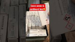 NEVER Leave Ammo In Cardboard 😵