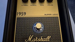 Video thumbnail for The NEW Marshall 1959 Super Lead (Plexi) overdrive pedal! by Moons Guitars
