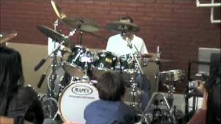 Ivan Drummer Tapia susano's calipso drum cover drum clinic