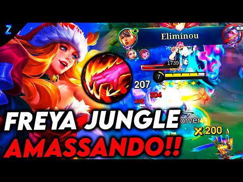 O PODER DA FREYA SELVA!! - FREYA GAMEPLAY | Mobile Legends