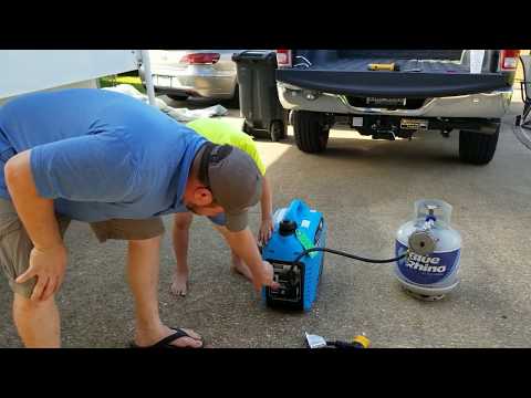 PG2200BiS Generator running camper A/C on Propane