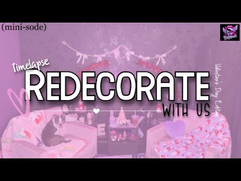 Mini-Sode: REDECORATE Our Set With US! (Timelapse)