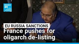 France stalls EU Russia sanctions renewal over oligarch de-listing • FRANCE 24 English