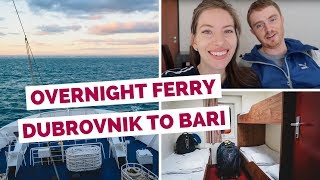 Ferry from Croatia to Italy travel vlog from Dubrovnik to Bari