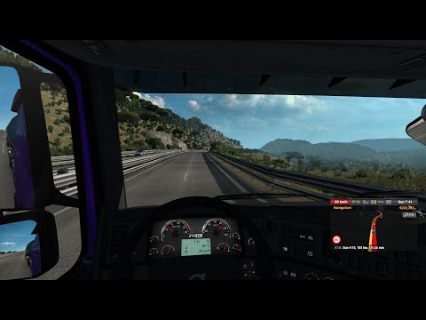 Euro Truck Simulator 2 Timelapse: La Rochelle, France - Olbia, Italy