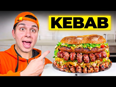 I eat the BIGGEST KEBAB in the world! (15kg)