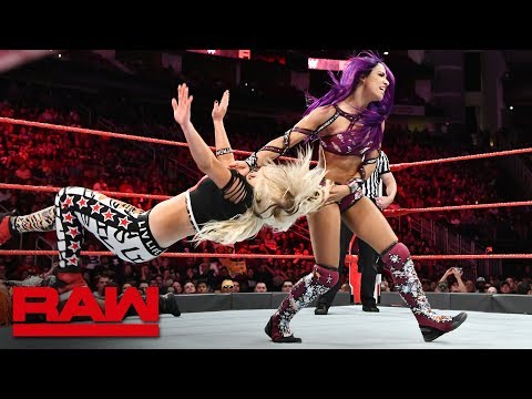 Sasha Banks, Ember Moon & Alexa Bliss vs. The Riott Squad: Raw, June 4, 2018