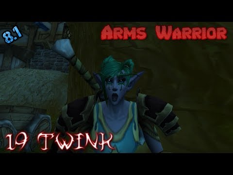 Cocky Level 19 Twink Druid Gets Owned(Arms Warrior) [Wow 8.1]