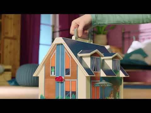 Playmobil 70014 Dollhouse Pārnēsājama rotaļlietu māja ar mēbelēm