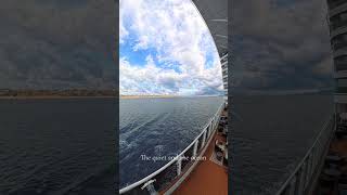 Quiet moments of cruising