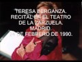 TERESA BERGANZA. MADRID 24.02.1990. PART 3/10