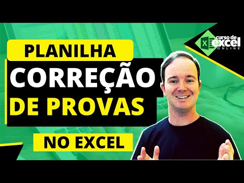 Planilha de Correção de Provas no Excel | Conferidor de Acertos com Gabarito