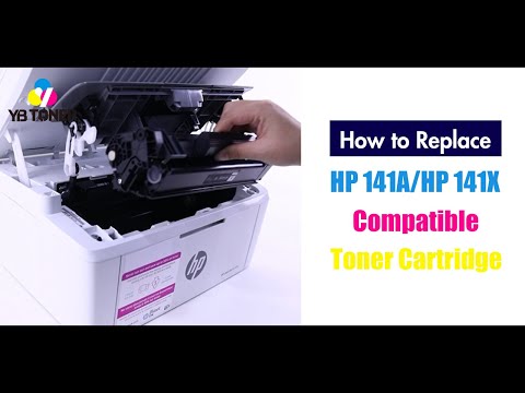 How to Replace HP 141A/HP 141X Toner Cartridge